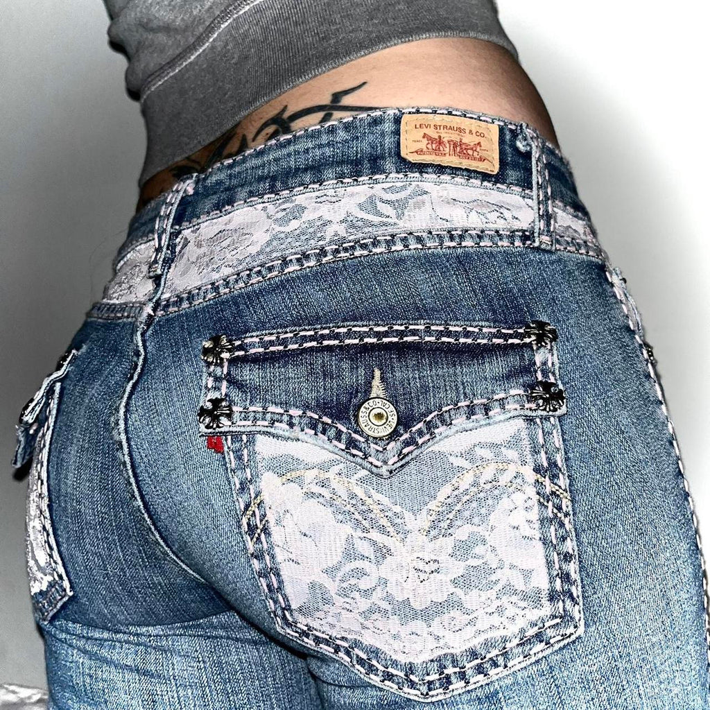 Customised Low Rise Levi's