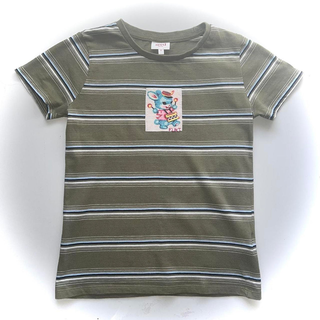 fukt Striped Patch Tee