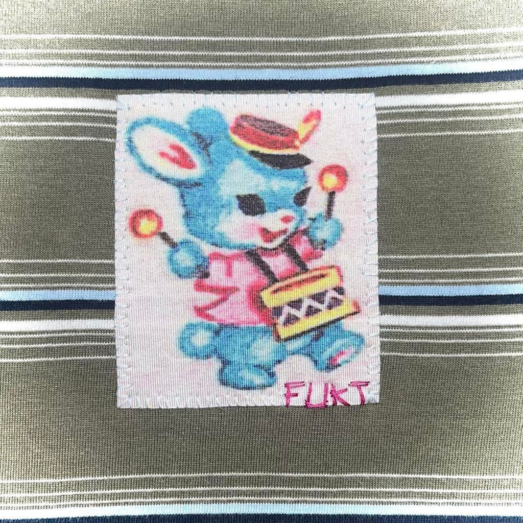 fukt Striped Patch Tee