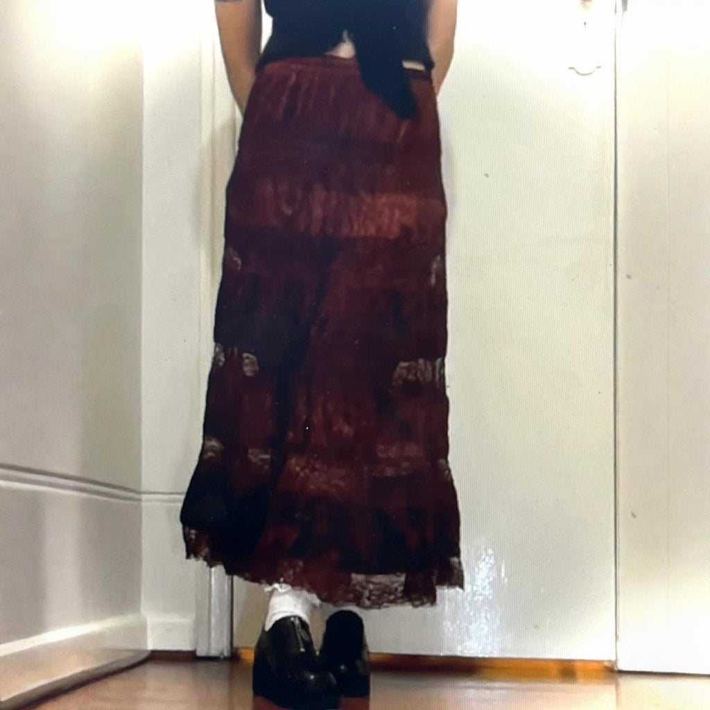 vtg Witchy Maxi Skirt