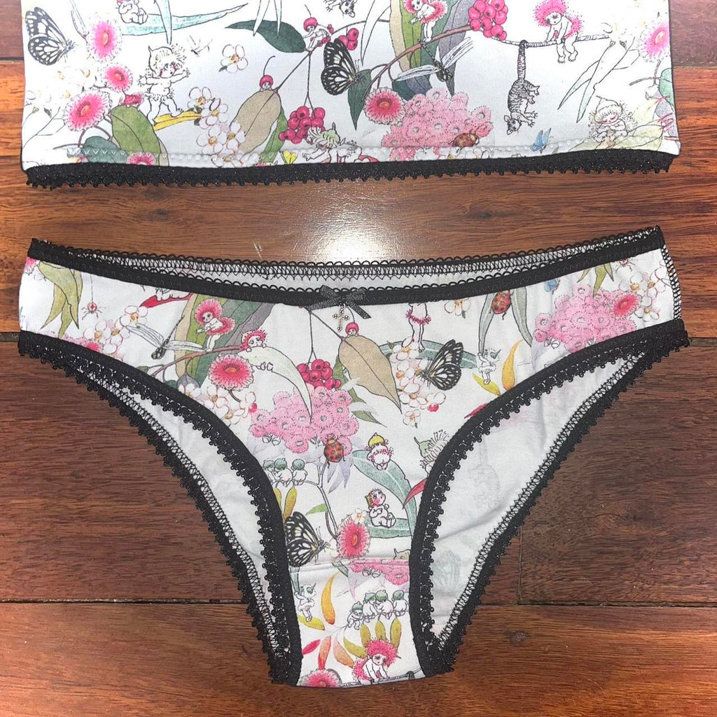 Pink n Black Singlet Set