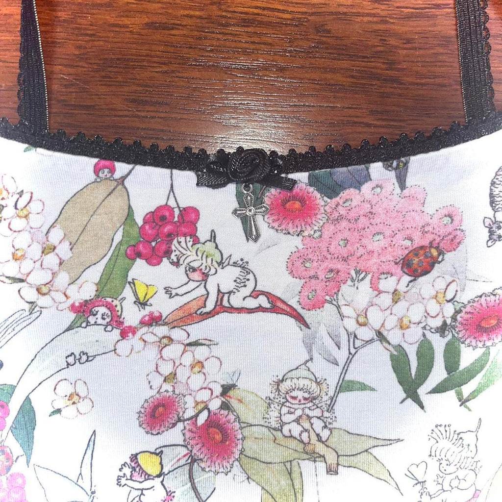 Pink n Black Singlet Set