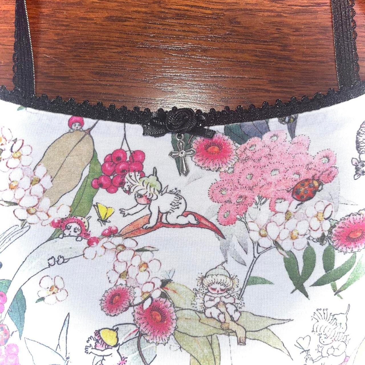 Pink n Black Singlet Set